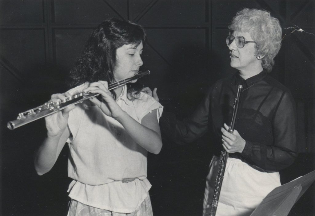 Jennifer Higdon with Judith Bentley, 1984