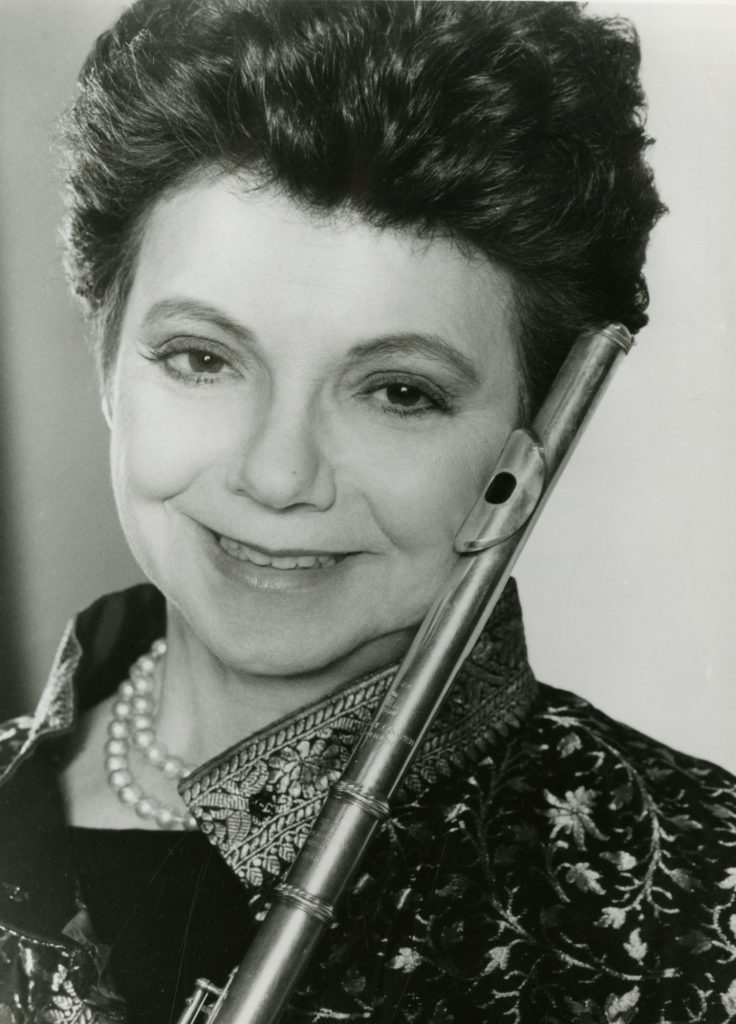 Doriot in 1985. Photograph by Martin Reichenthal, courtesy of the BSO Archives.