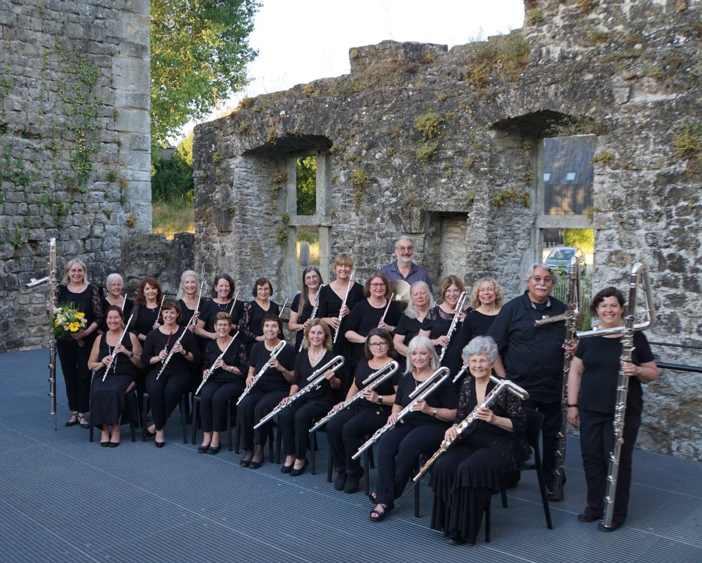 Metropolitan Flute Orchestra in Koerich Chateau - Luxembourg - paige long