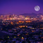 Phoenix Skyine With Moon by Welcomia- Shutterstock.com