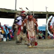 Stephanie Lafayette – Powwow, Pine Ridge Reservation, SD; Oglala Lakota College graduation powwow, traditional mens dance and costume. Via Flickr / https://creativecommons.org/licenses/by/2.0/