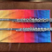 E-flat flutes by Linda Bailey