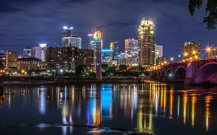 Minneapolis skyline by Tom Conway