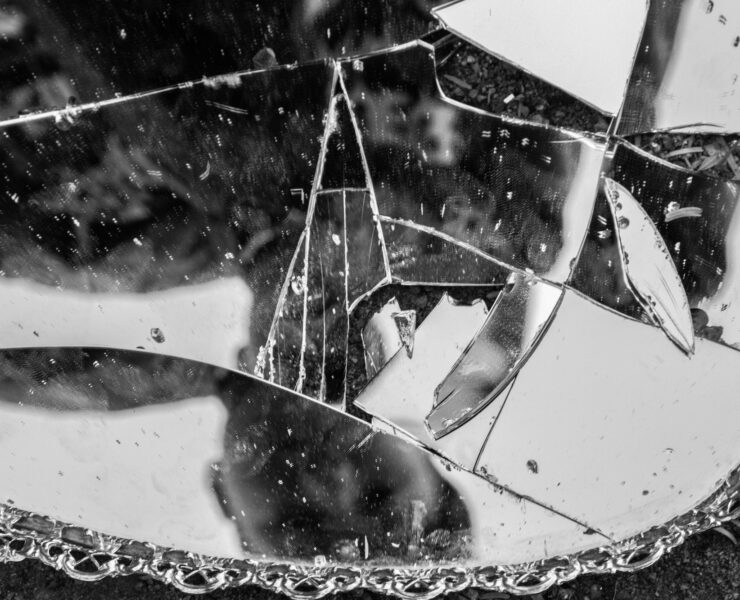 Broken mirror by Savannah Bolton